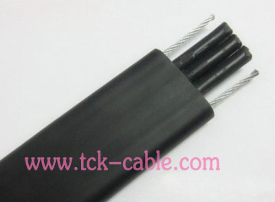 起重机电缆可加承载钢丝的扁电缆